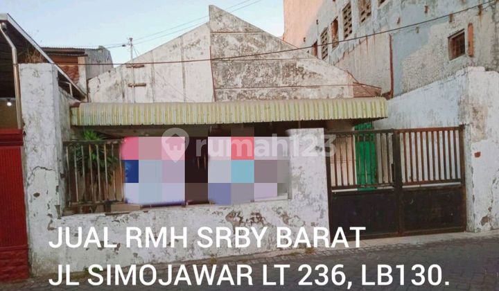 Dijual Rumah Lama Hitung Tanah Saja Shm @ Sumo Jawar, Simomulyo 1