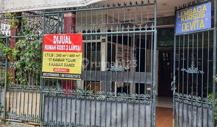 Rumah Usaha 17 kamar 2 Lantai dekat Maspion Square