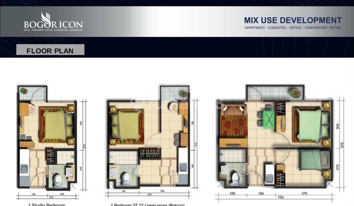 Apartemen Bogor Icon Fully Furnish Start 500Jutaan 9