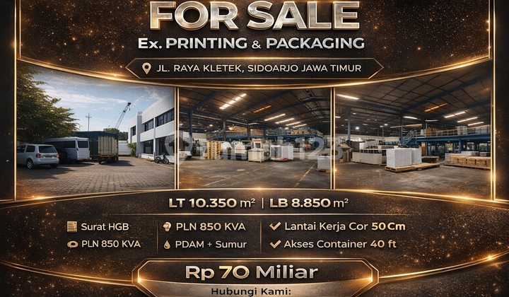 Pabrik Ex. Printing& Packaging, Sidoarjo Jatim