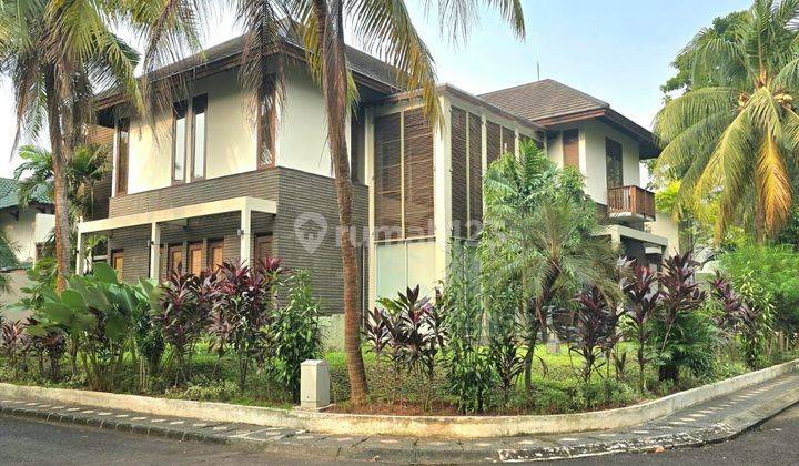 Rumah Hoek Design Tropical Dalam Cluster Elite Bintaro Jaya 1