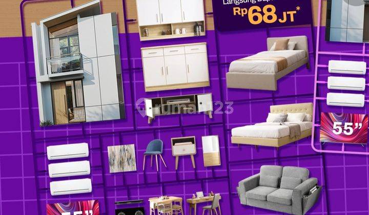 Promo Beli Rumah Cendana Spark Tinggal Bawa Koper Sudah Ada Furnishnya 2