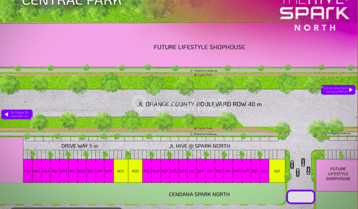 Dijual Ruko Baru 3 Lantai Ruko The Hive Spark North di Jalan Utama Lippo Cikarang Bisa Kpr 2