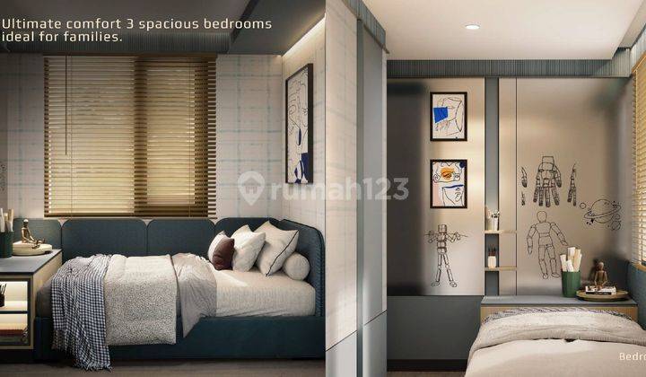 Cendana Suite Terbaru di Lippo Cikarang Rumah 2 Lantai 3 Kamar Mandi Didalam Harga Perdana 2