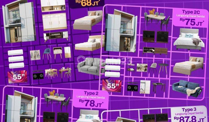 Promo Beli Rumah Cendana Spark Tinggal Bawa Koper Sudah Ada Furnishnya 2