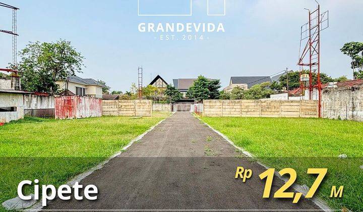 Dijual Tanah Kavling Bentuk Kotak Lokasi Sangat Premium Di Jakarta Selatan  1