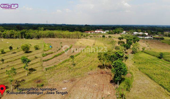 Tanah lahan zona industri Grobogan Bangun pingin jalan provinsi  8