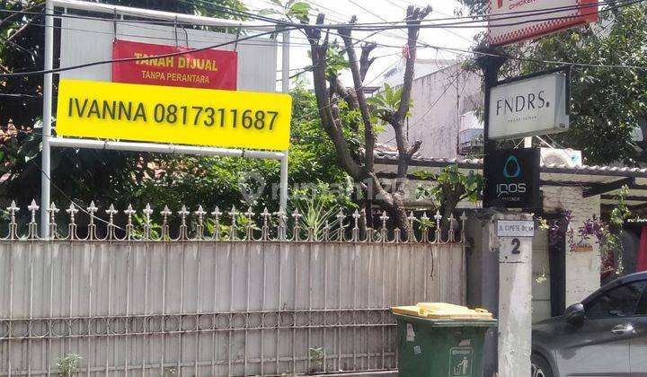 Dijual Tanah Pinggir Jalan Dekat Cipete Raya 2