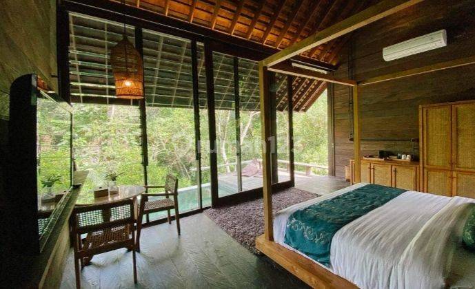 VILLA FULL FURNISHED VIEW JUNGLE LAYANAN RESORT BINTANG 4 DI UBUD 2