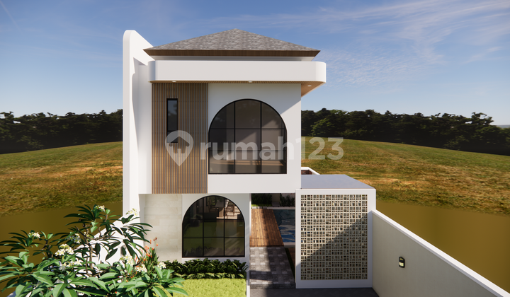 Villa Baru Modern Tropis Dekat Pantai Green Bowl