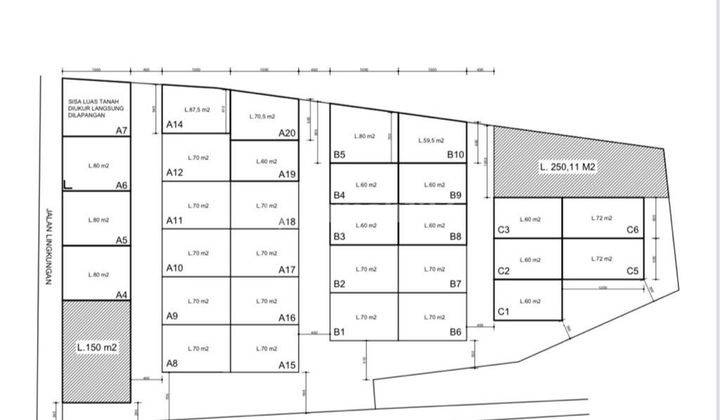 Tanah Kavling Sekitar Kawaluyaan Psm Sudah Urug Ada Siteplan 2