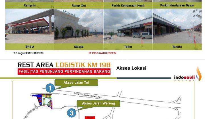 Openyard Storage tol KM19B, Tambun Mustikajaya 1