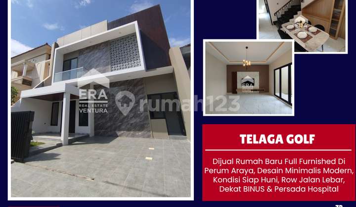 Dijual Rumah Baru Full Furnished Di Perum Araya