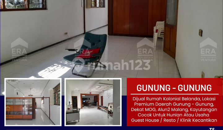 Rumah Kolonial Belanda, Daerah Gunung2, Dekat Mog Alun2