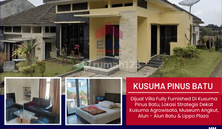 Villa Fully Furnished Di Kusuma Pinus Batu, Dekat Kusuma Agro 1