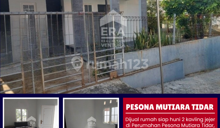 Dijual rumah siap huni 2 kavling jejer di Pesona Mutiara Tidar