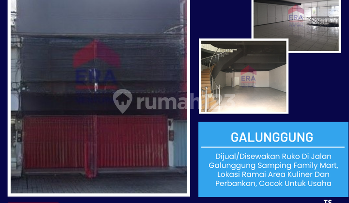 Disewakan Ruko Samping Family Mart Galunggung, Dekat UM