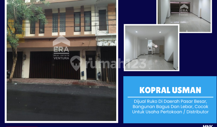 Ruko Di Daerah Pasar Besar, Bangunan Bagus, Siap Pakai