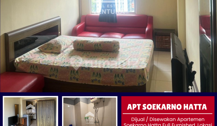 For Rent Soekarno Hatta Apartment Fully Furnished, Near UB.