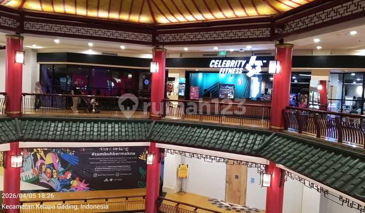 Disewakan Tempat Usaha / Kios di Mall Artha Gading