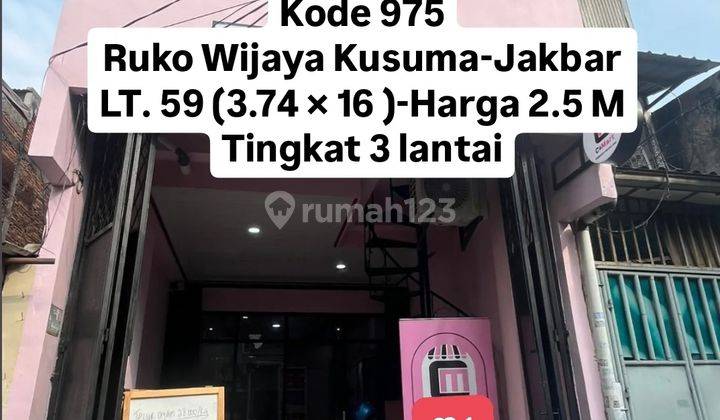 975 Ruko Wijaya Kusuma 1