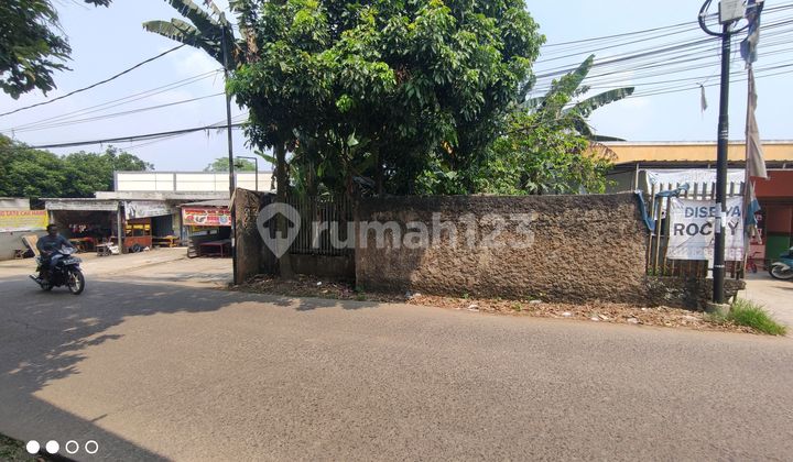 Land by a Busy Road in Parung Bogor, Suitable for Business