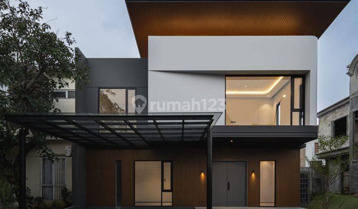 Rumah minimalis Modern, Brand new di THE ICON dekat AEON Mall BSD City 1