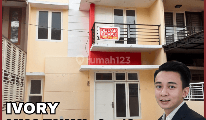 Dijual Rumah Sudut Hook Di Komplek Ivory Titipapan 2