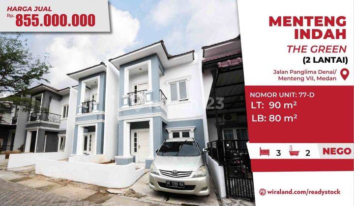 Rumah 2 Lantai Dalam Komplek The Green Medan Denai, Medan 1