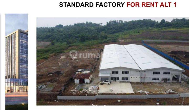Dijual Pabrik Gudang Kawasan Industri Karawang Barat, Karawang, Jawa Barat. Luas Tanah 1 Ha 8