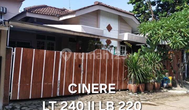 2 Lantai Rumah SHM Cinere 5 Kamar Siap Huni