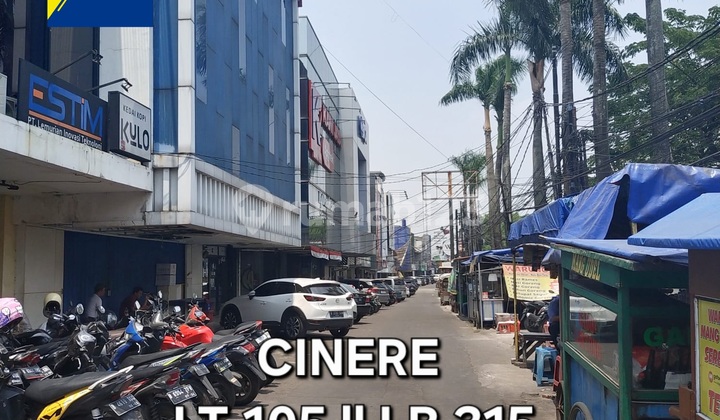 Ruko Siap Pakai Area Komersil Cinere SHM Strategis