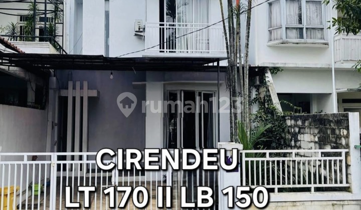 Selling House in Cirendeu, 15 Minutes to MRT Lebak Bulus, SHM.