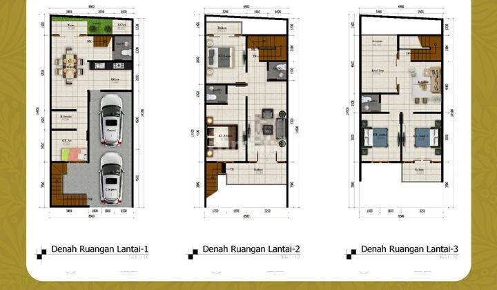 Townhouse Mewah 3 Lantai di Lokasi Super Strategis di Jagakarsa 2