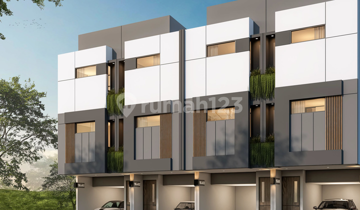 Rumah modern dekat Stasiun Kramat Sentiong, Johar Jakarta Pusat