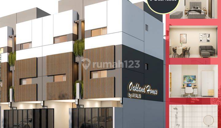 Rumah Modern 3 Lantai Lokasi Strategis di Johar, Jakarta Pusat