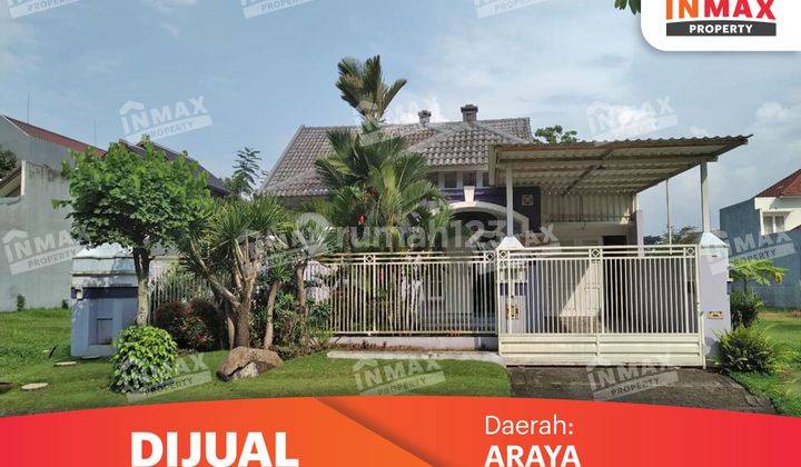 Rumah 3 Kamar Furnished di Graha Golf Utama Araya, Malang 1