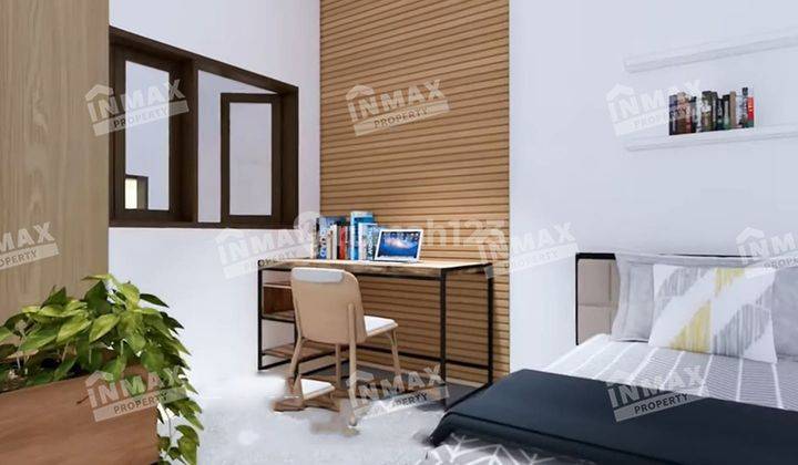 Rumah 2 Lantai Plus Furnished di Araya Malang, Row Jalan Lebar 2