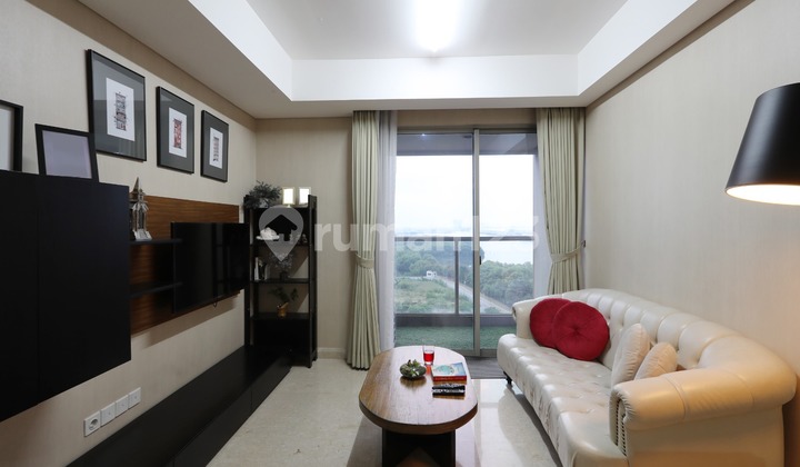 Disewakan Apartemen Gold Coast 3 Kamar Full Furnish Tahunan View Kolam Renang 2