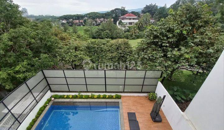 Dijual rumah view golf dan kolam renang di sentul city  2