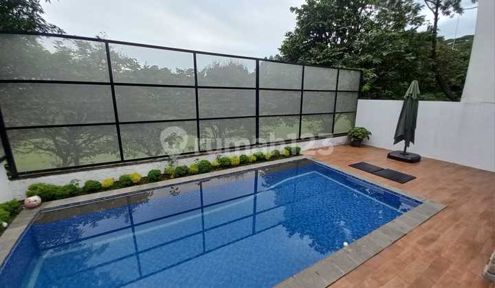 Ready-to-Occupy House with Golf View and Private Pool in Sentul City 2