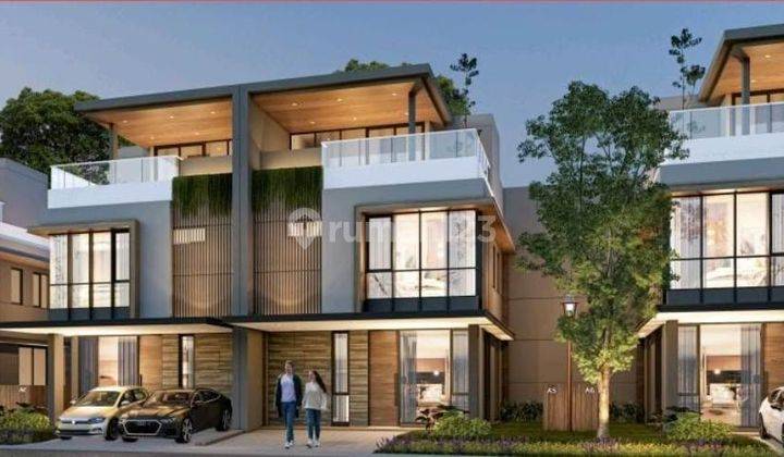 Rumah 3 Lantai Bagus Unfurnished SHM di Cireundeu, Tangerang 1