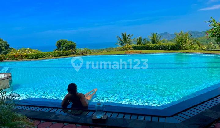 DIJUAL VILLA LUAS TANAH 15 HEKTAR VIEW LAUT SELATAN PELABUHAN RATU - HARGA MIRING 1