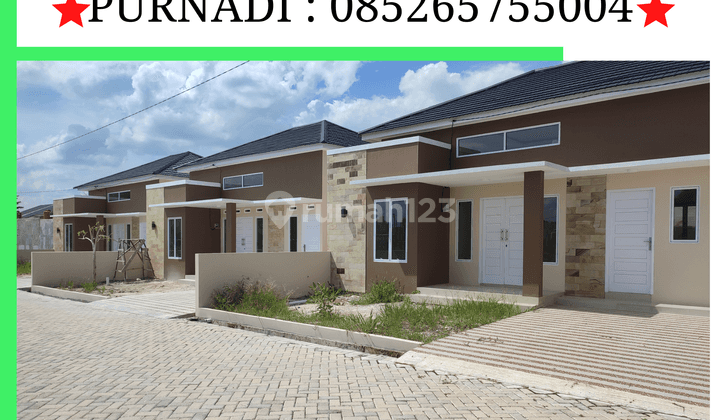 Dijual Rumah Cluster Cantik Strategis Dekat Mtq Sudirman Pku 1