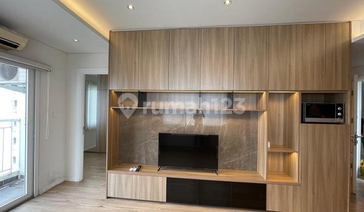 Apartemen Metro Park Residences Tower Milan Unit 2BR Renovasi Menjadi 1BR Luas 58 m2 Full Furnished di Kedoya Selatan - Jakarta Barat 2