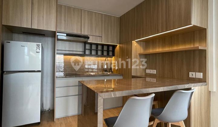 Apartemen Metro Park Residences Tower Milan Unit 2BR Renovasi Menjadi 1BR Luas 58 m2 Full Furnished di Kedoya Selatan - Jakarta Barat