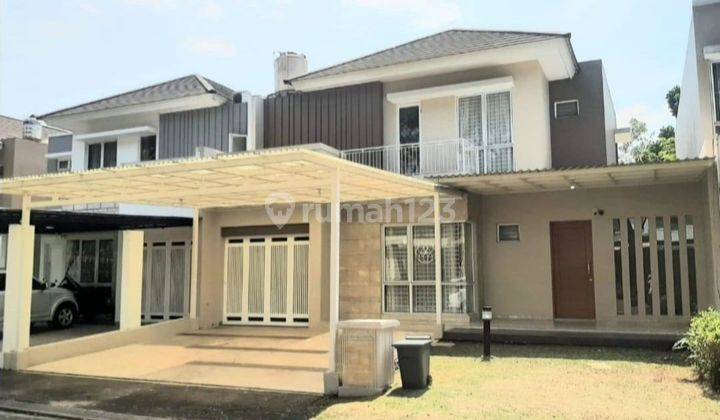 SEWA RUMAH 2 LANTAI FULLY FURNISHED KAMAR TIDUR 4 DI DE PARK CAJUPUTI BSD TANGERANG 1