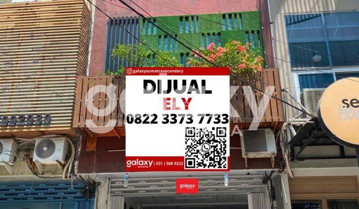 Ruko di Jl. Manyar Kertoarjo, Surabaya 270 m Bagus HGB 1