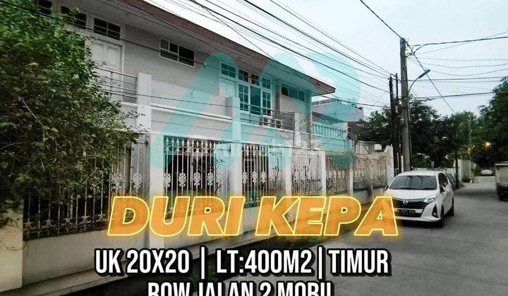 ** Rumah Lama Butuh Renovasi 2 Lantai di Kepa Duri Row Jalan 2 Mobil** 1