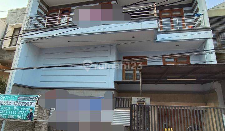 ** Rumah 3 Lantai Di Green Ville Rapi Siap Huni Row Jalan 2 Mobil** 2